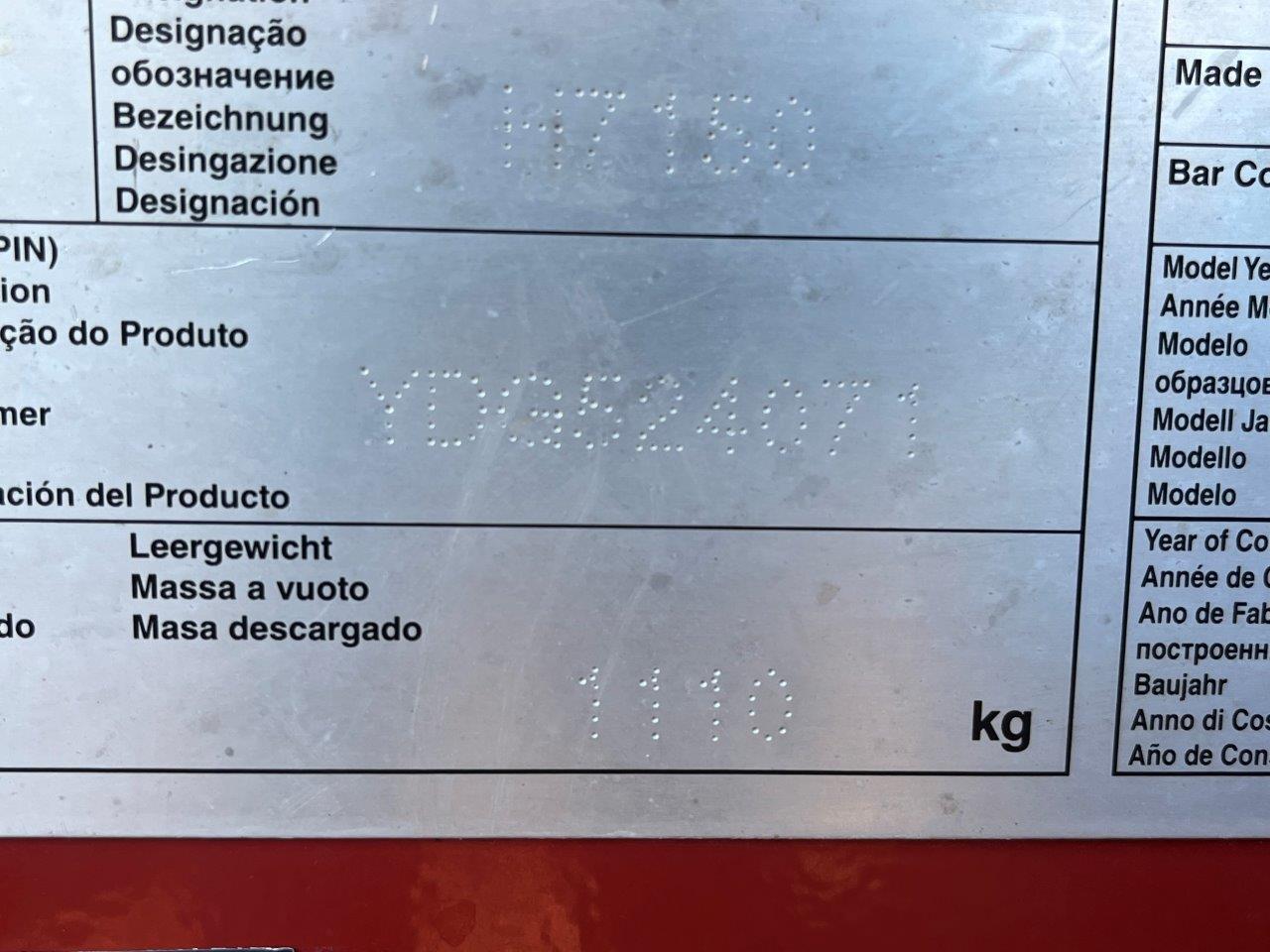 2014 New Holland H7150-16' Mower Conditioner