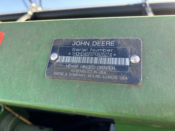 2023 John Deere HD45F Header Combine