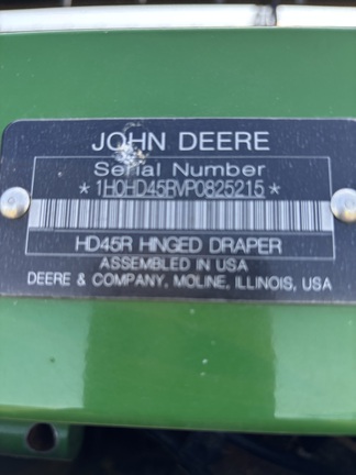 2023 John Deere HD45R Header Combine