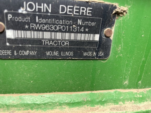 2009 John Deere 9630 Tractor 4WD