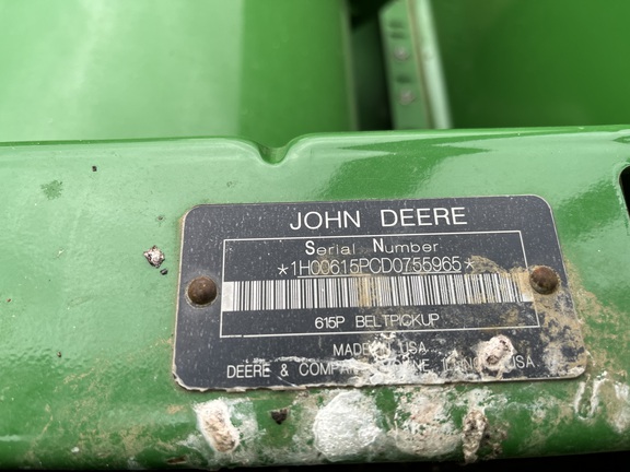 2013 John Deere 615P Header Combine