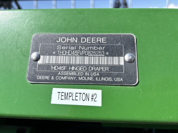 2023 John Deere HD45F Header Combine
