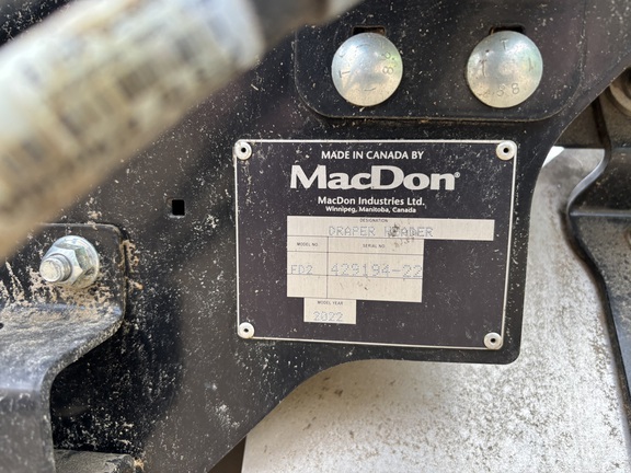 2022 MacDon FD240 Header Combine