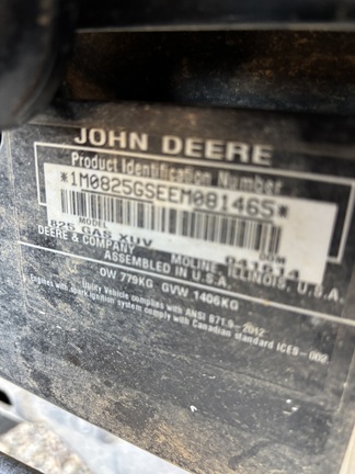 2014 John Deere XUV 825i ATV