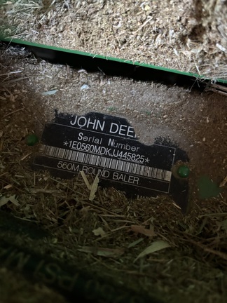 2018 John Deere 560M Baler/Round