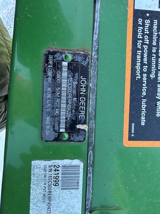 2024 John Deere C500 Mower Conditioner