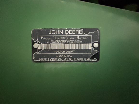 2013 John Deere 9560RT Tractor Rubber Track