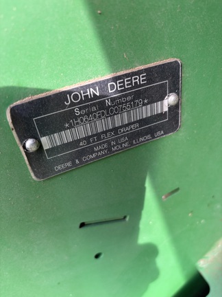 2013 John Deere 640FD Header Combine