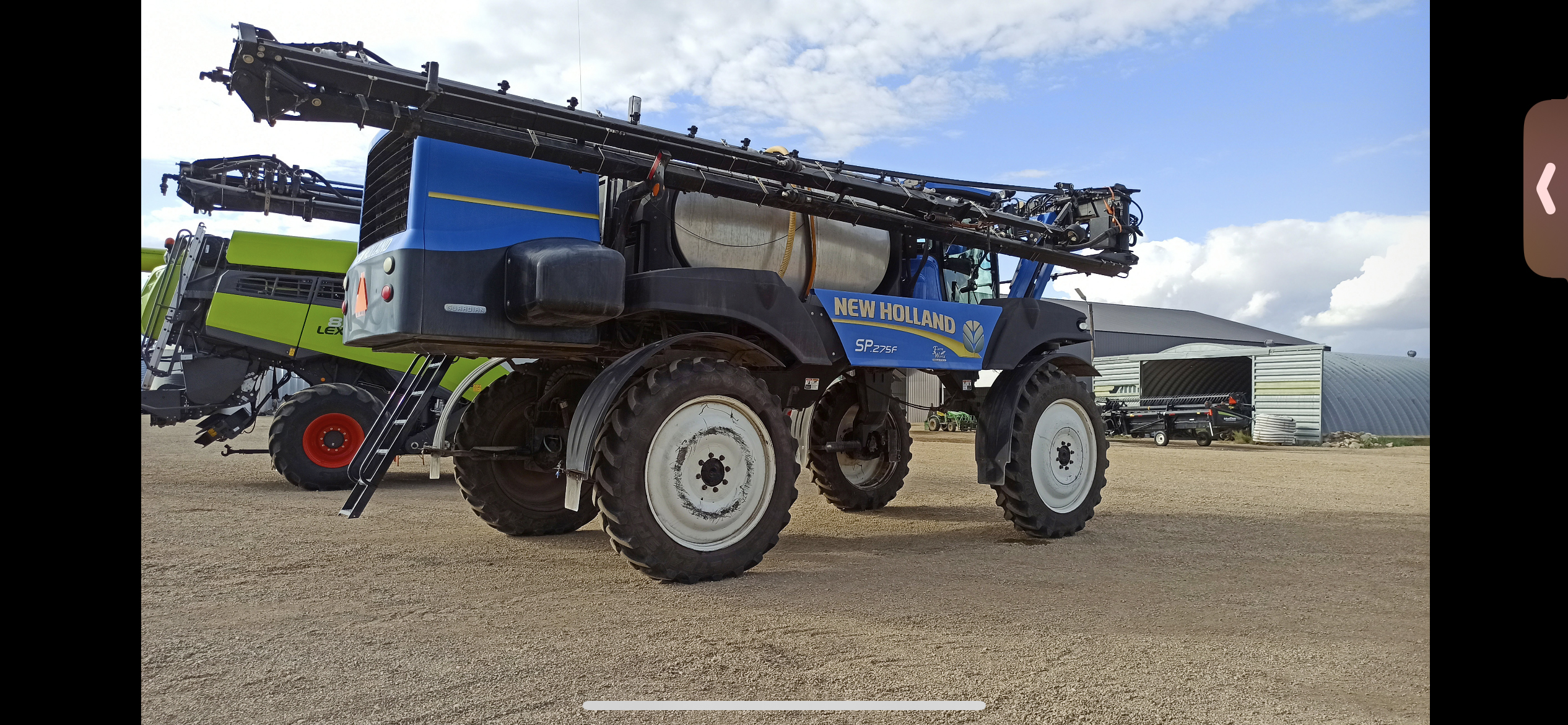 2013 New Holland SP275F Sprayer