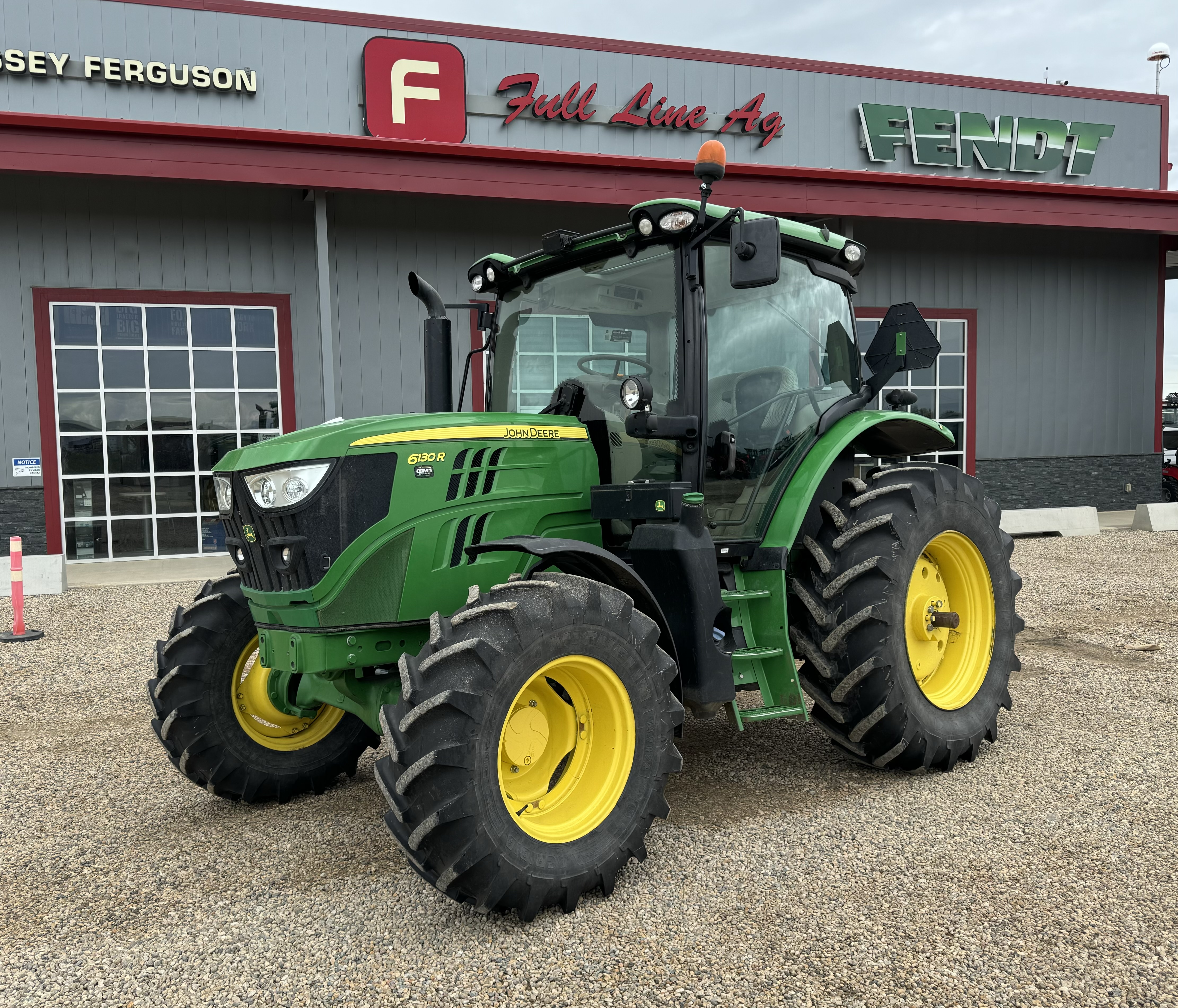 2017 John Deere 6130R Cab Tractor