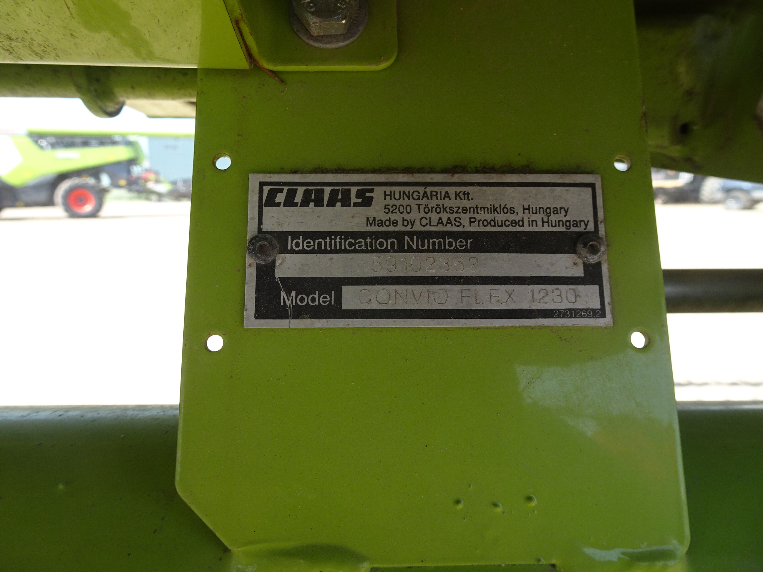 2024 CLAAS Convio 1230 Header Draper Flex