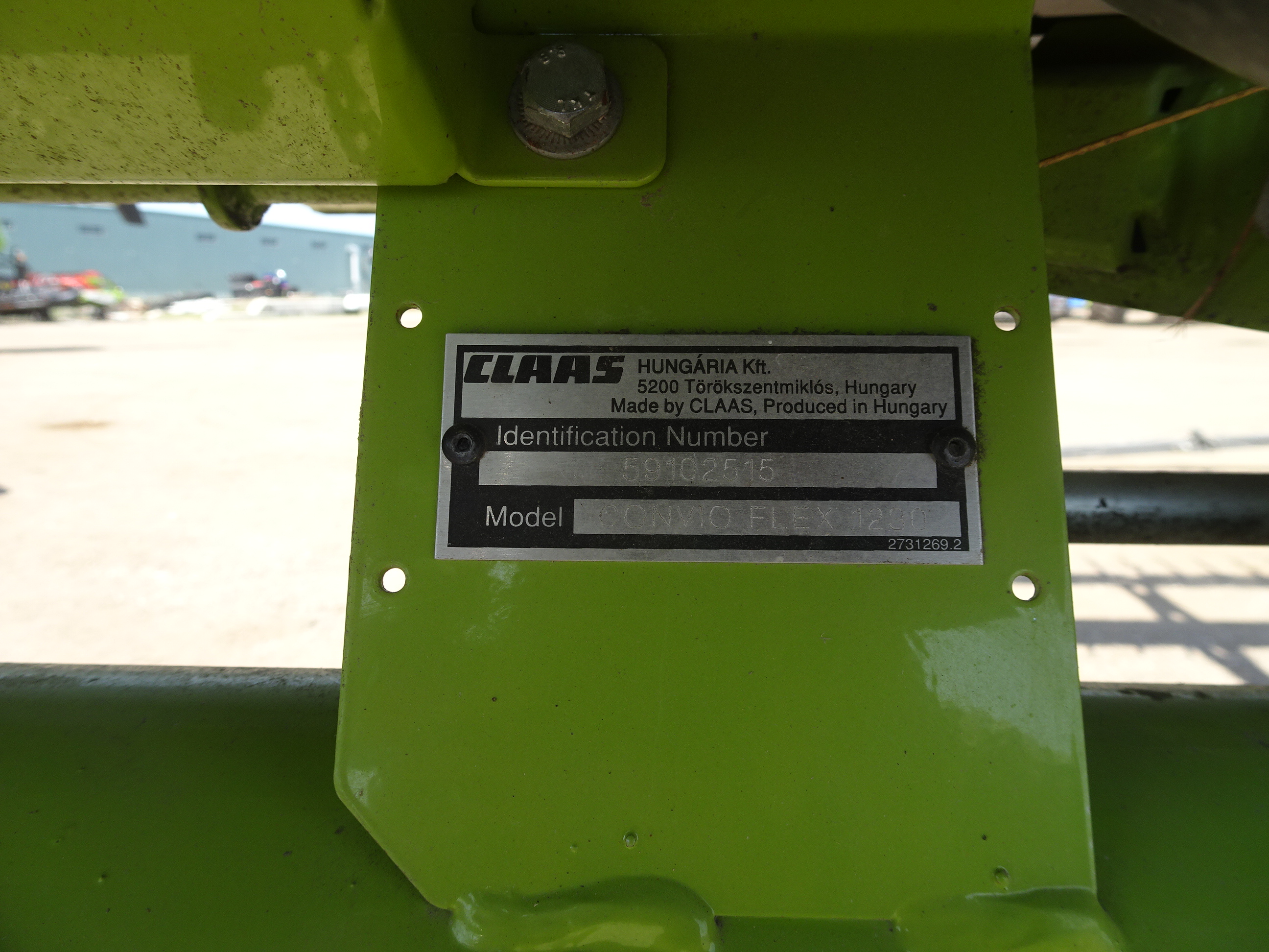 2024 CLAAS Convio Flex 1230 Header Draper Flex