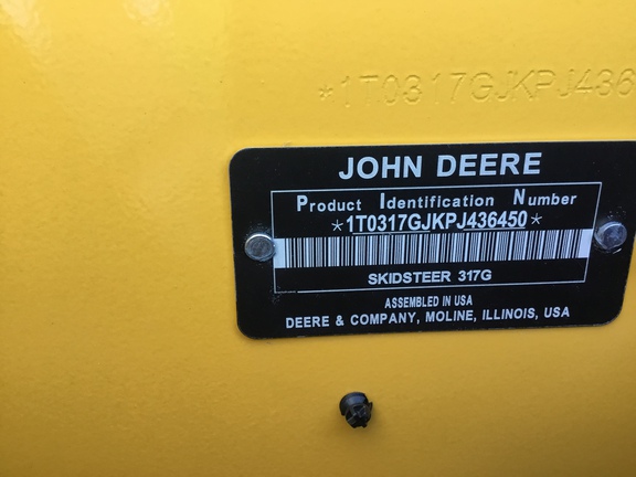 2022 John Deere 317G Compact Track Loader