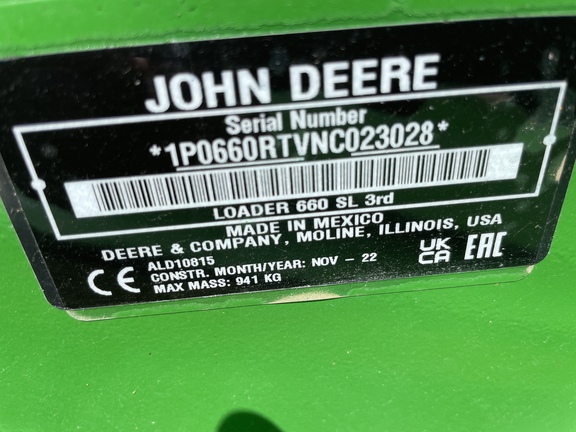 2023 John Deere 6155M Tractor