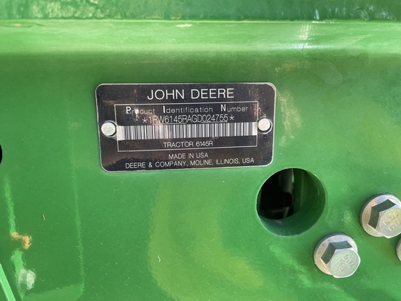 2016 John Deere 6145R Tractor