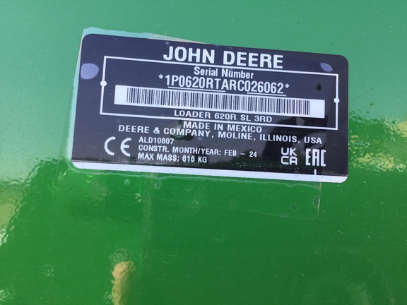 2024 John Deere 620r Loader