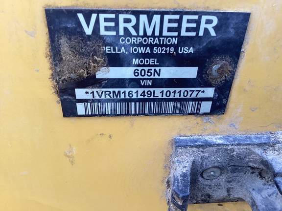 2020 Vermeer 605N Select Baler/Round