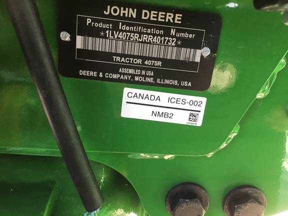 2024 John Deere 4075R Tractor Compact