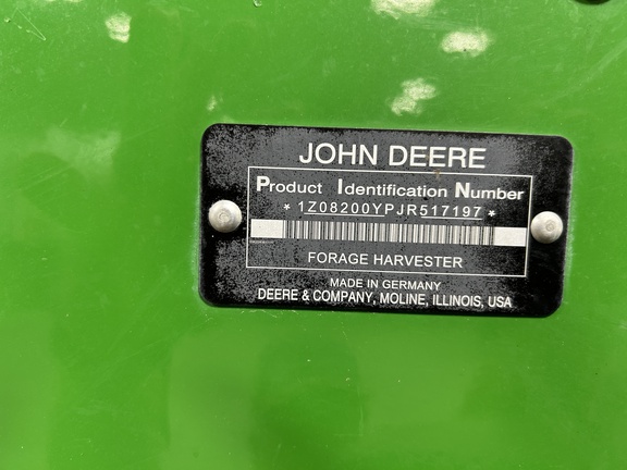 2018 John Deere 8200 Forage Harvester