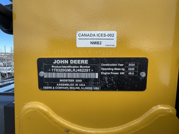 2024 John Deere 320G Skid Steer Loader