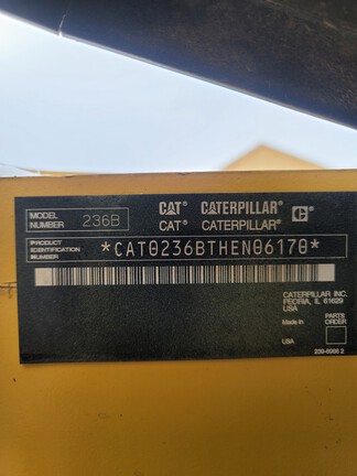 2007 Caterpillar 236B2 Skid Steer Loader
