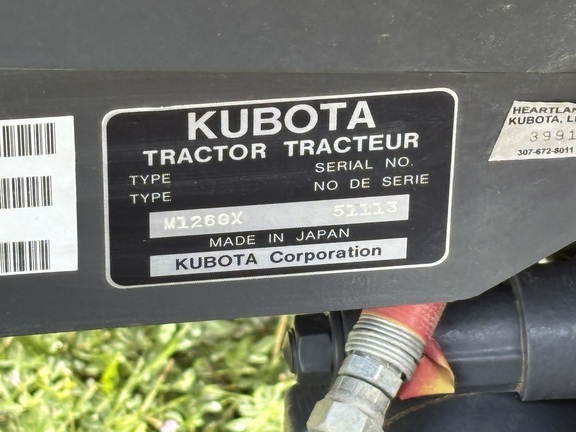 2014 Kubota M126GX Tractor