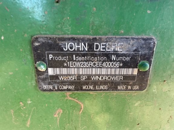 2014 John Deere W235 Windrower