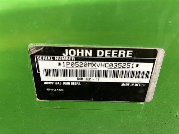 2018 John Deere 5100E Tractor