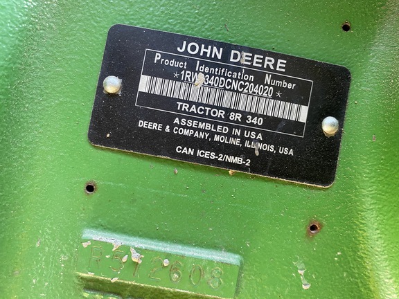 2022 John Deere 8R 340 Tractor