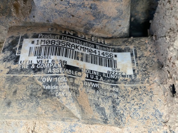 2021 John Deere XUV 835R ATV