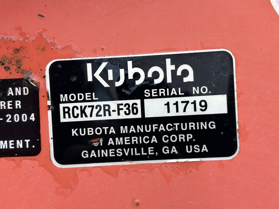 2007 Kubota F2880F Mower/Front Deck