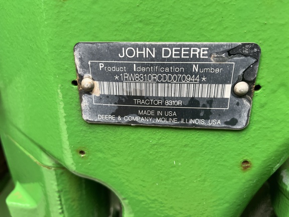 2013 John Deere 8310R Tractor