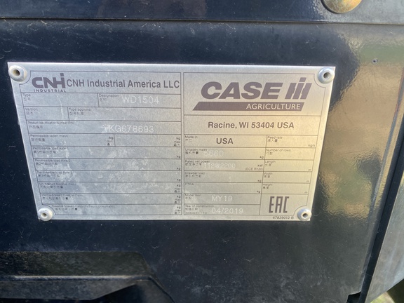 2019 Case IH WD1504 Windrower