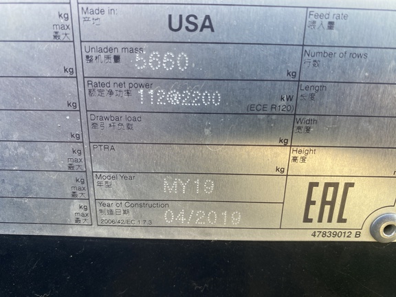 2019 Case IH WD1504 Windrower