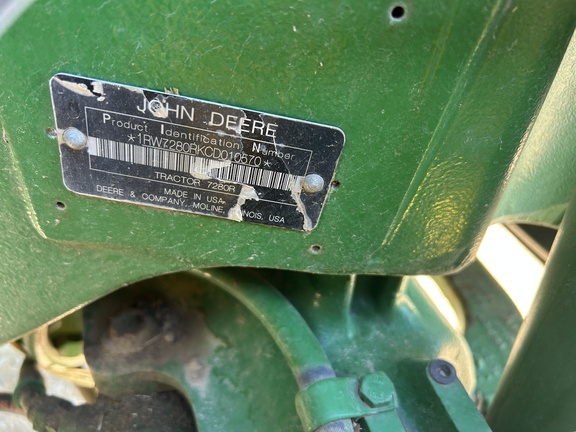 2012 John Deere 7280R Tractor