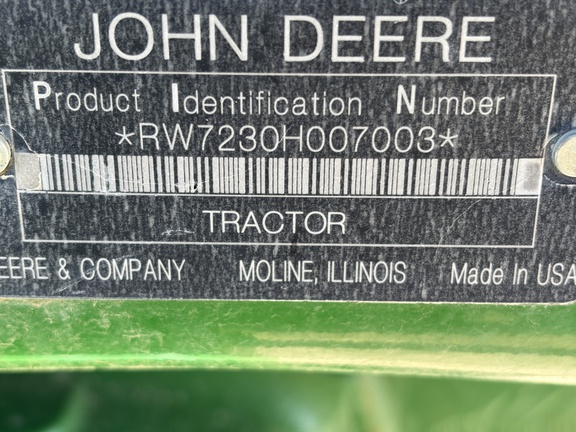 2008 John Deere 7230 Premium Tractor