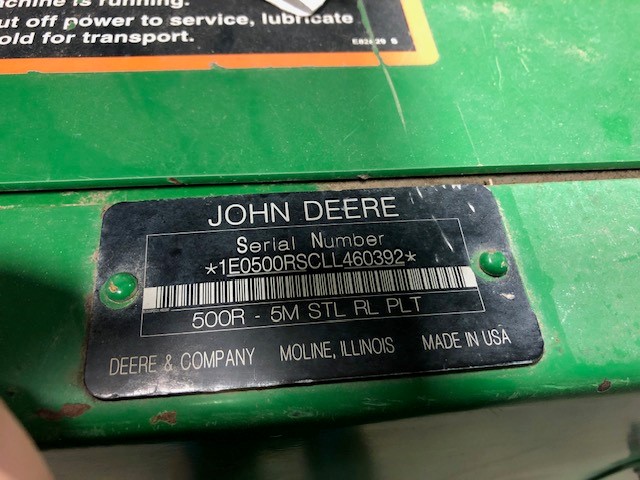 2020 John Deere W260 Windrower