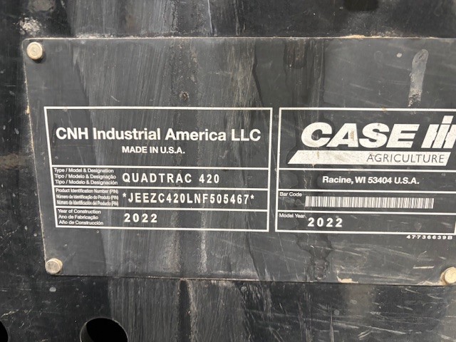 2023 Case IH STG420 Tractor