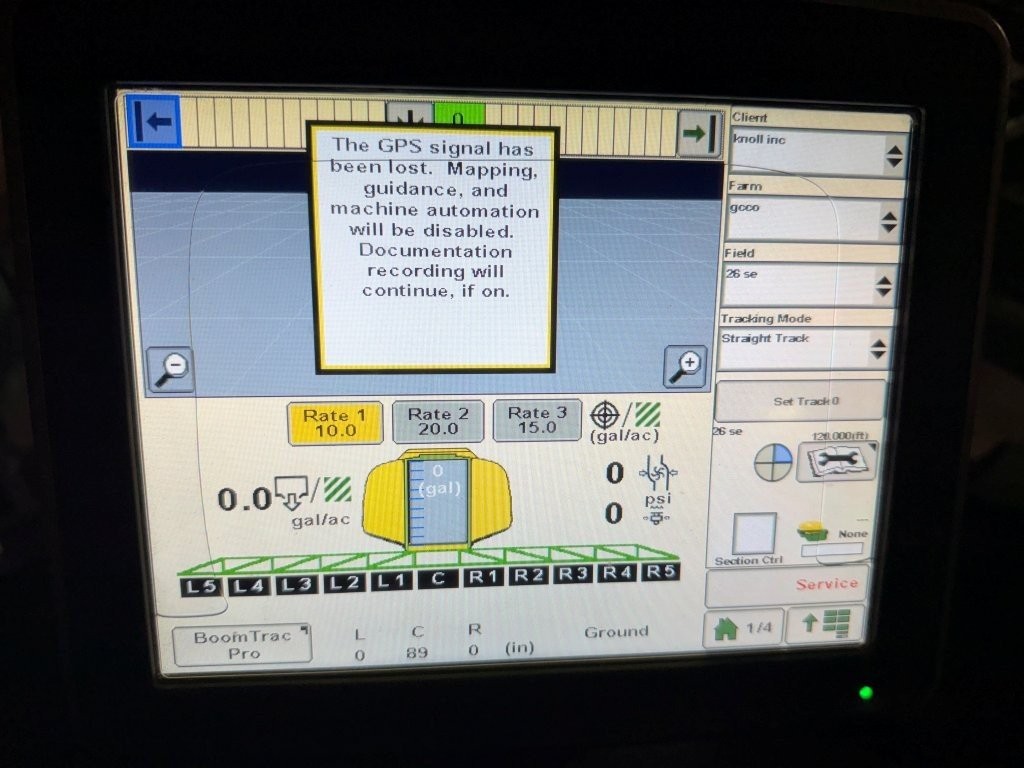 2017 John Deere R4038 Sprayer/High Clearance