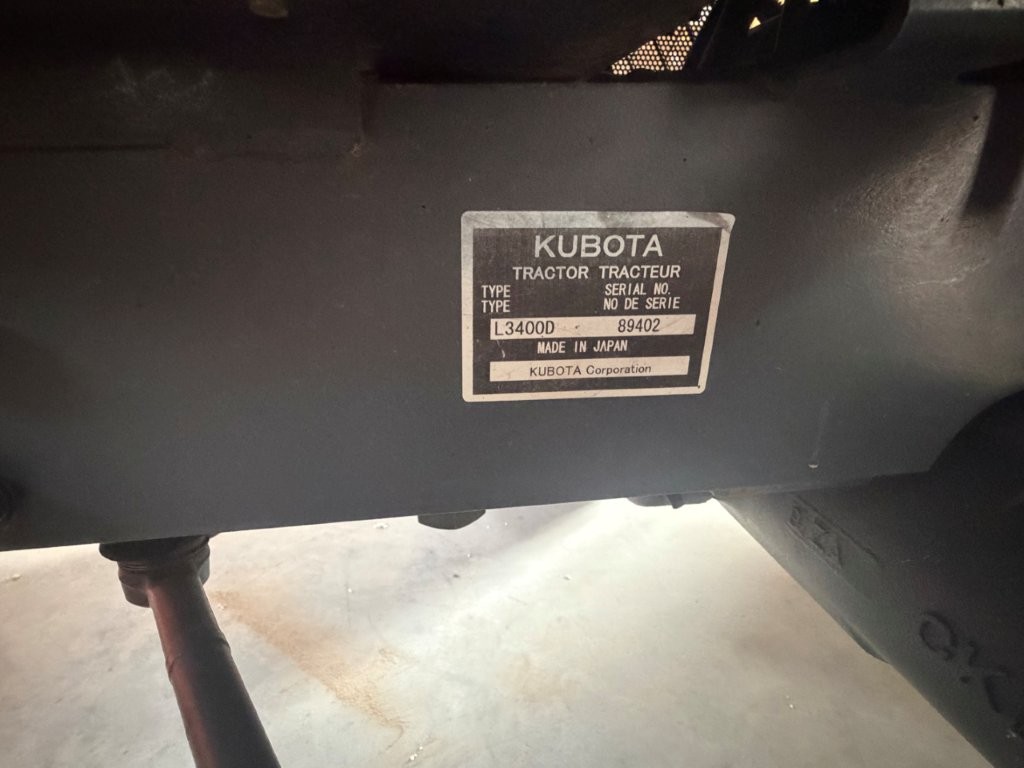 2010 Kubota L3400 Tractor