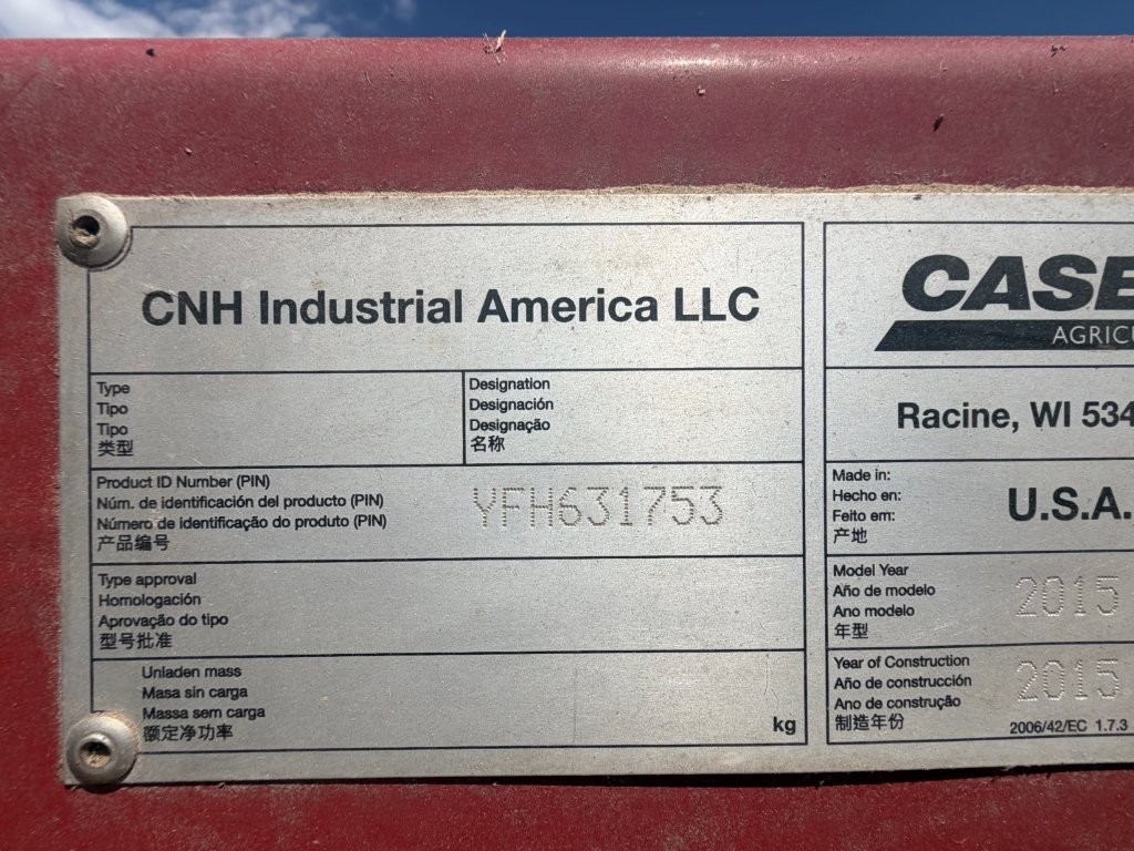 2015 Case IH 4412 Header Combine