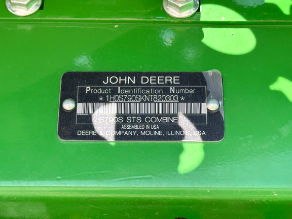 2022 John Deere S790 Combine