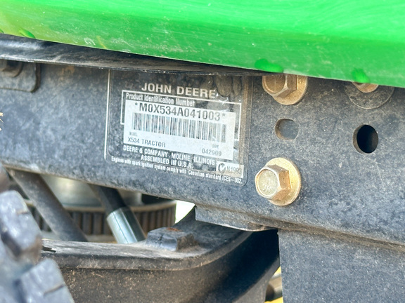 2009 John Deere X534 Garden Tractor