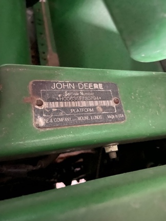 2009 John Deere 635F Header Combine