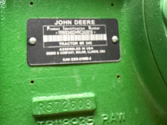 2024 John Deere 8R 340 Tractor