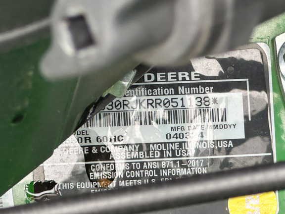 2024 John Deere Z530R Mower/Zero Turn