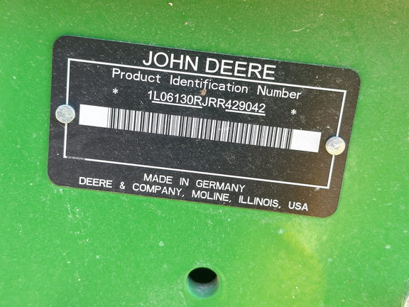 2024 John Deere 6R 130 Tractor