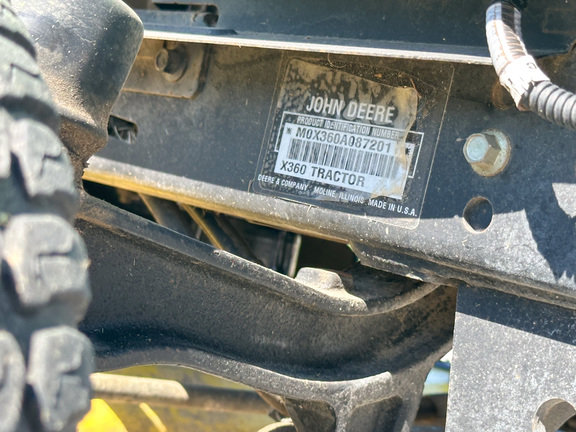 2008 John Deere X360 Garden Tractor