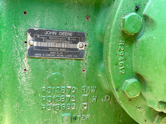 2013 John Deere 8335R Tractor