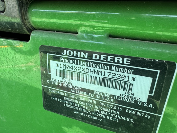 2022 John Deere 4X2 GATOR ATV